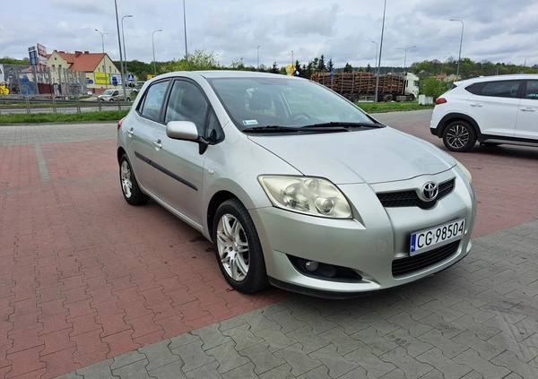 Toyota Auris cena 15500 przebieg: 200176, rok produkcji 2007 z Grudziądz małe 79